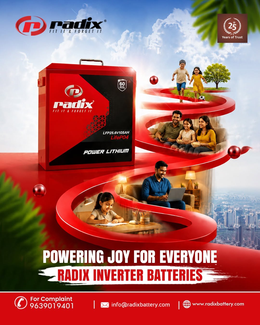  Reliable Battery Backup from Radix Battery