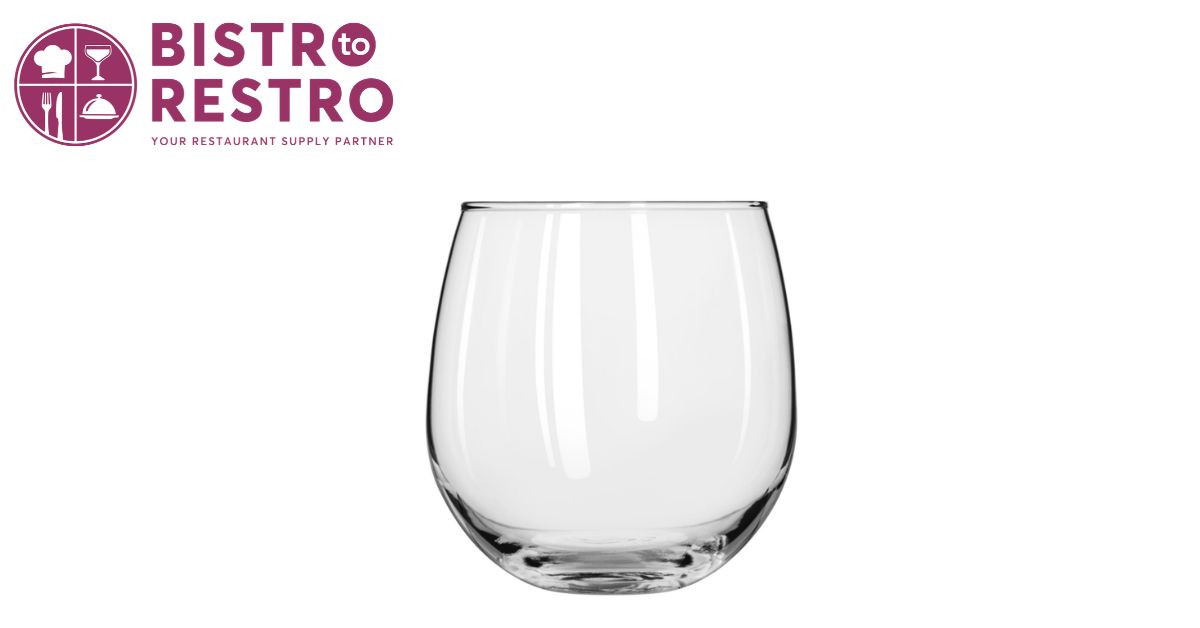  Libbey Vina Set of 4 Stemless Red Wine Glasses