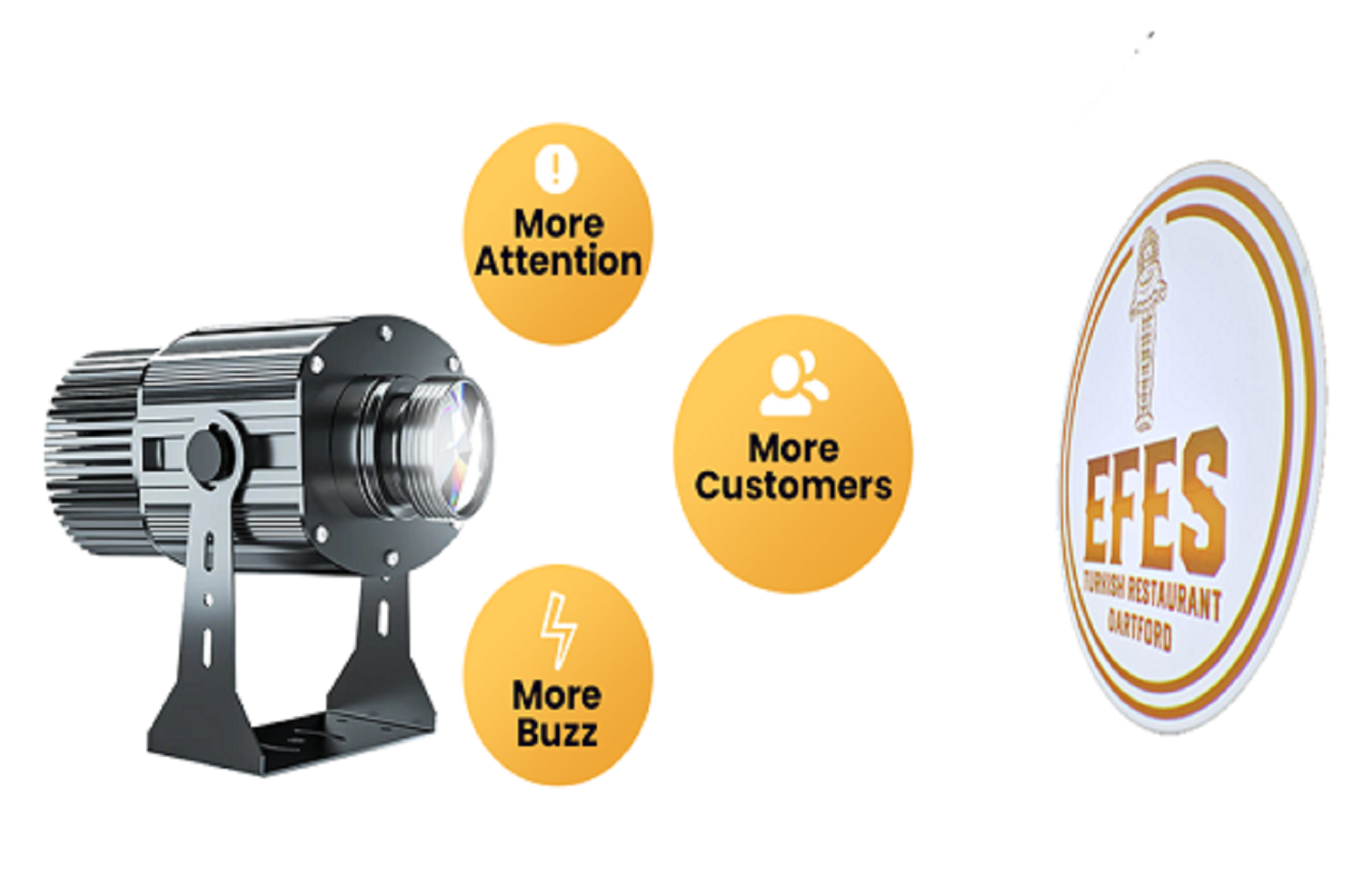  Custom Projector Image UK for Branded Light Displays
