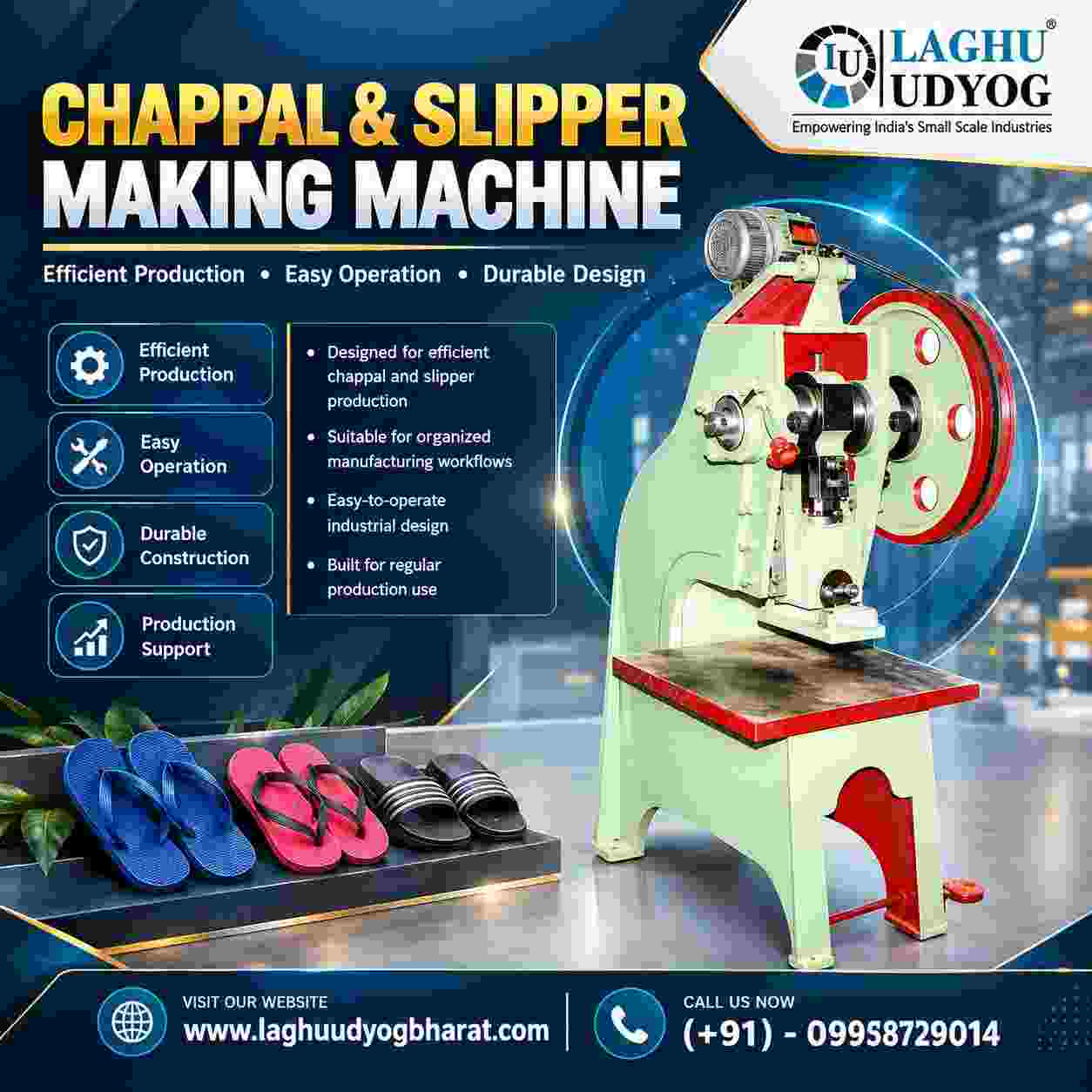  Chappal & Slipper Making Machine Manufacturer & Dealer