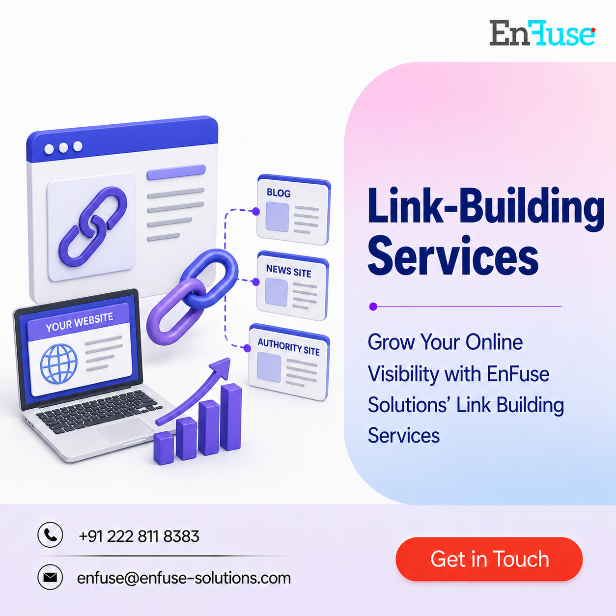  Grow Your Online Visibility with EnFuse Solutions' Link Building Services