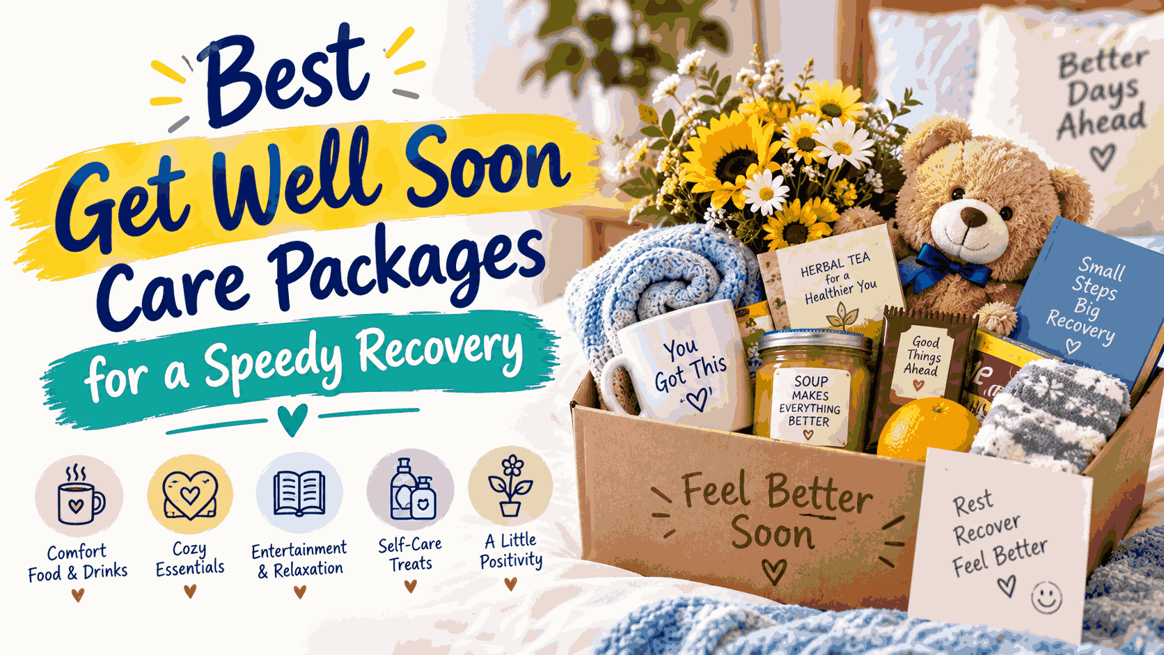  Best Get Well Soon Care Packages for a Speedy Recovery