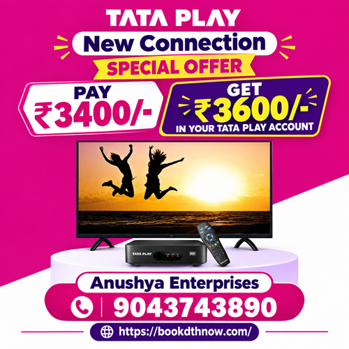  Tata Play HD Connection  in Gingee, Villupuram | 9043743890