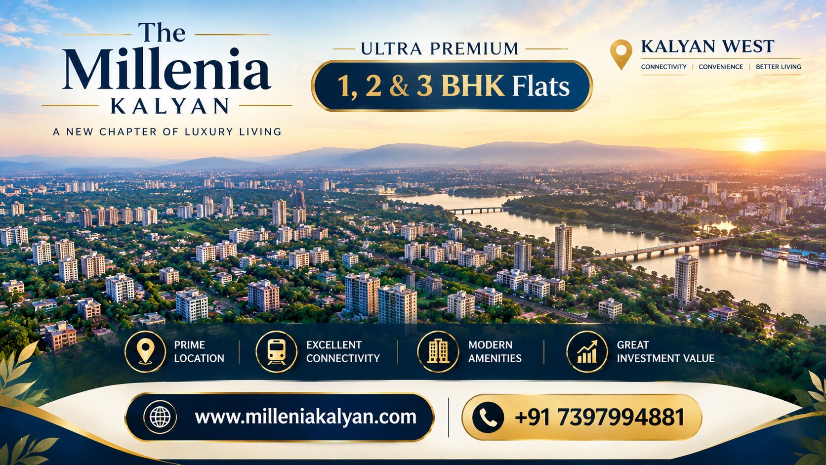 The Millenia Kalyan - Ultra Premium 1, 2 & 3 BHK Flats
