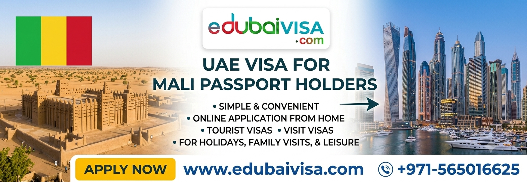  Dubai Visa for Mali Passport Holders – Apply Now