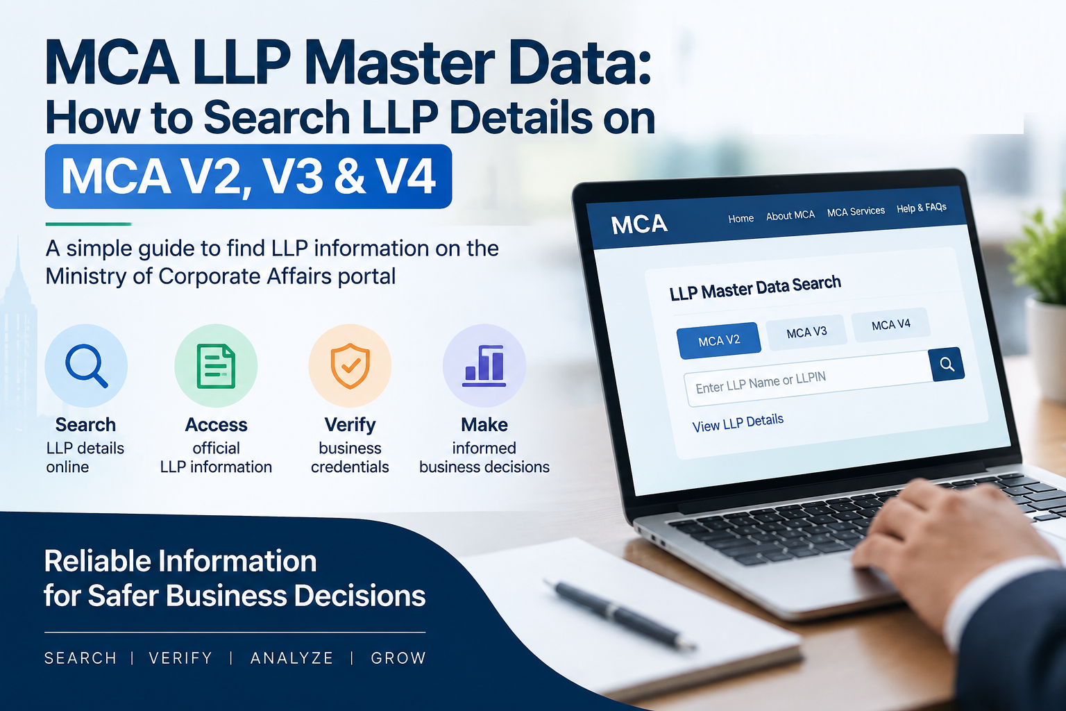  MCA Master Data Services for Company Information & Verification