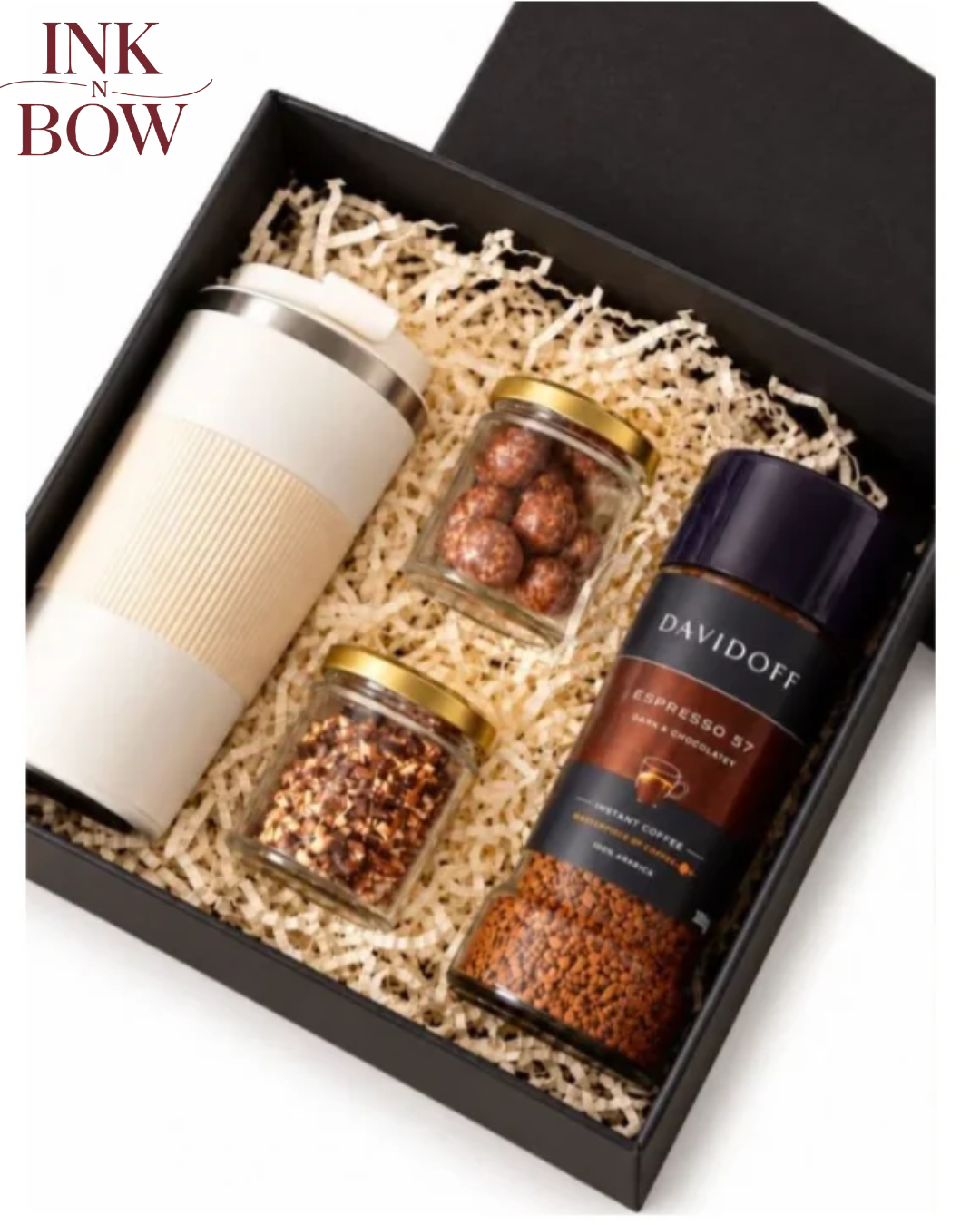  Elegant Personalized Daily Indulgence Hamper - Ink N Bow