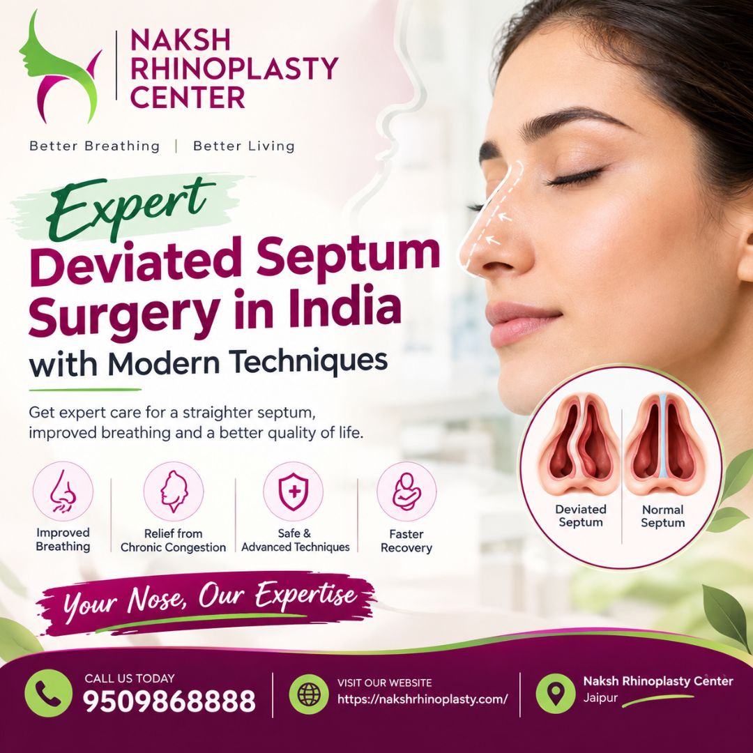 Expert Deviated Septum Surgery in India with Modern Techniques