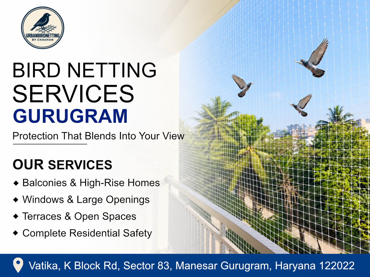  Safe Bird Netting Services in Gurugram