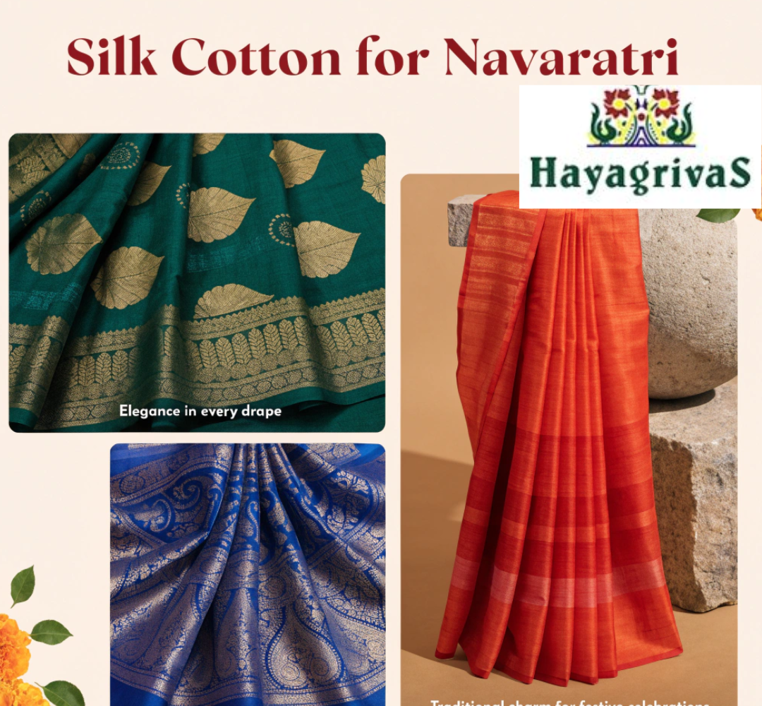  Navaratri Silk Cotton Sarees Online