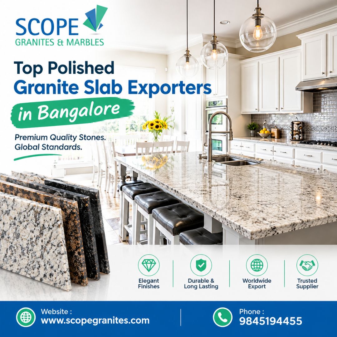  Top Polished Granite Slab Exporters in Bangalore
