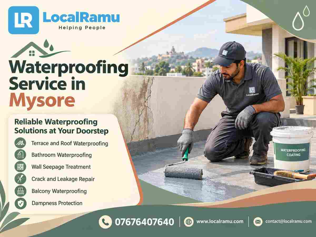  Expert Waterproofing Service in Mysore by LocalRamu