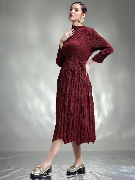  Red christmas dress