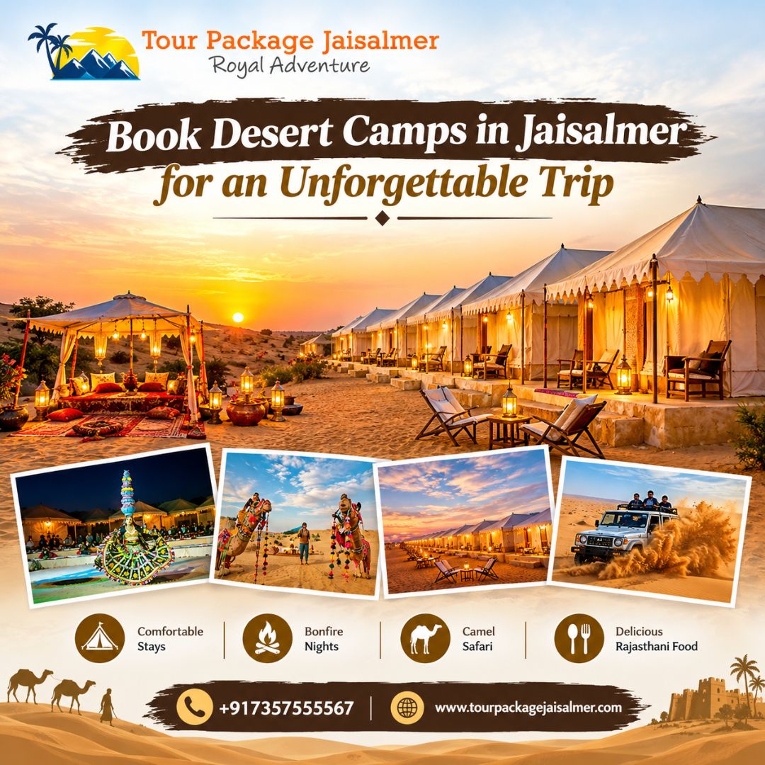  Book Desert Camps in Jaisalmer for an Unforgettable Trip