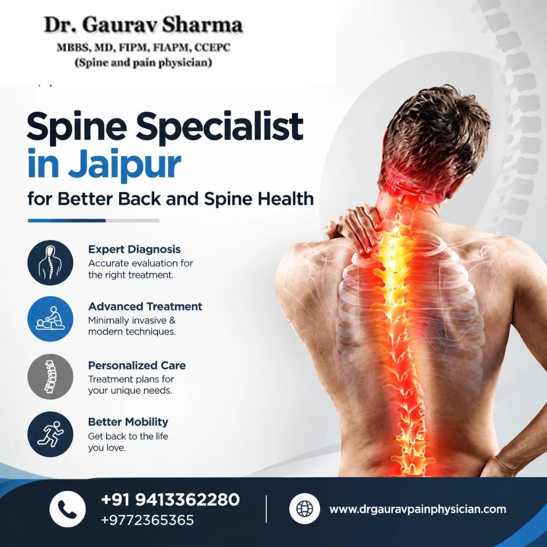  Spine Specialist in Jaipur for Better Back and Spine Health
