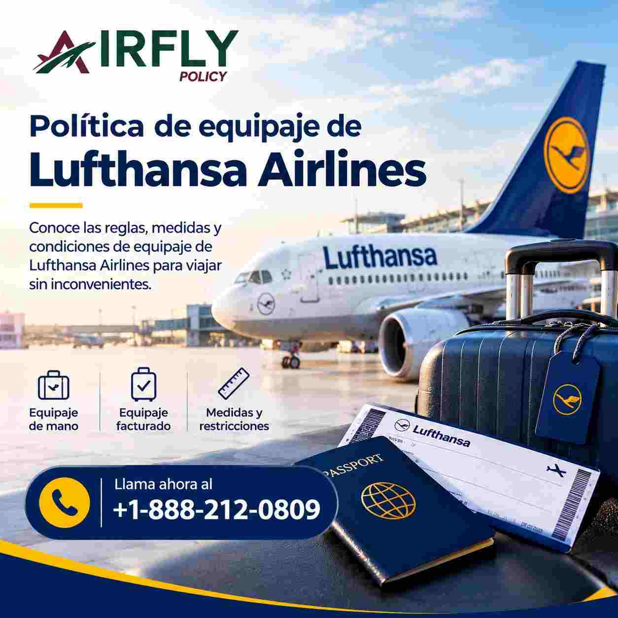  Conoce la Política de Equipaje de Lufthansa Airlines