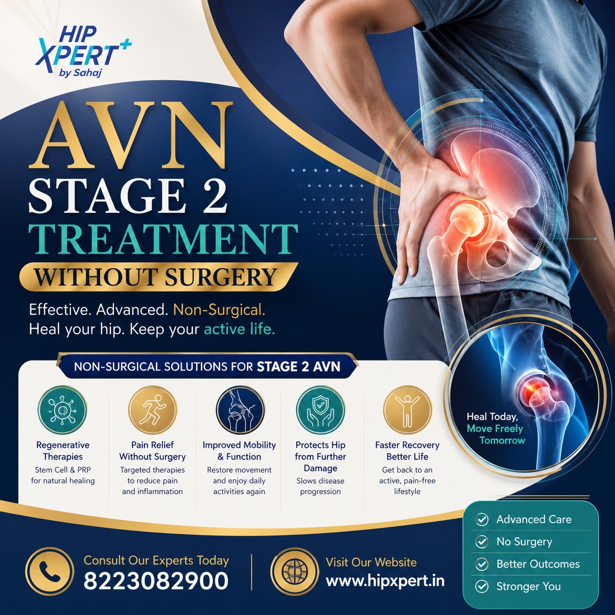  AVN Stage 2 Treatment Without Surgery - HipXpert