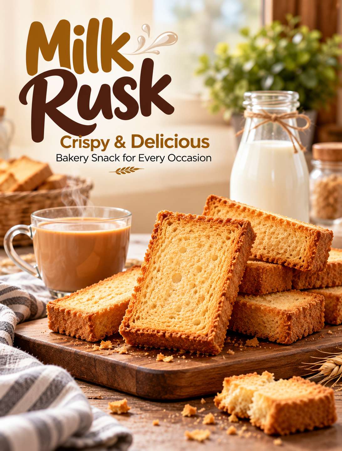  Milk Rusk – Crispy & Delicious Bakery Snack for Every Occasion