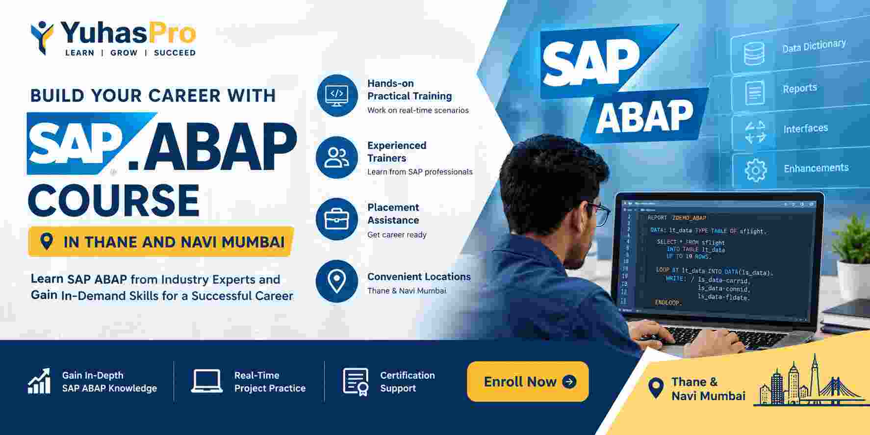  Learn ABAP Programming in Thane & Navi Mumbai | YuHasPro