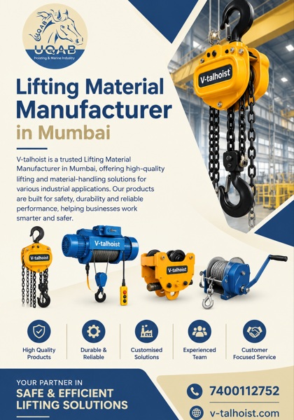  Lifting Material Manufacturer in Mumbai - V-talhoist