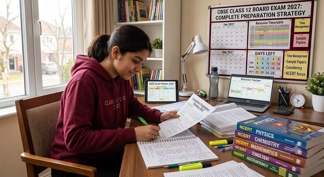  CBSE Class 12 Board Exam 2027 – Preparation Guide, Syllabus & Study Tips
