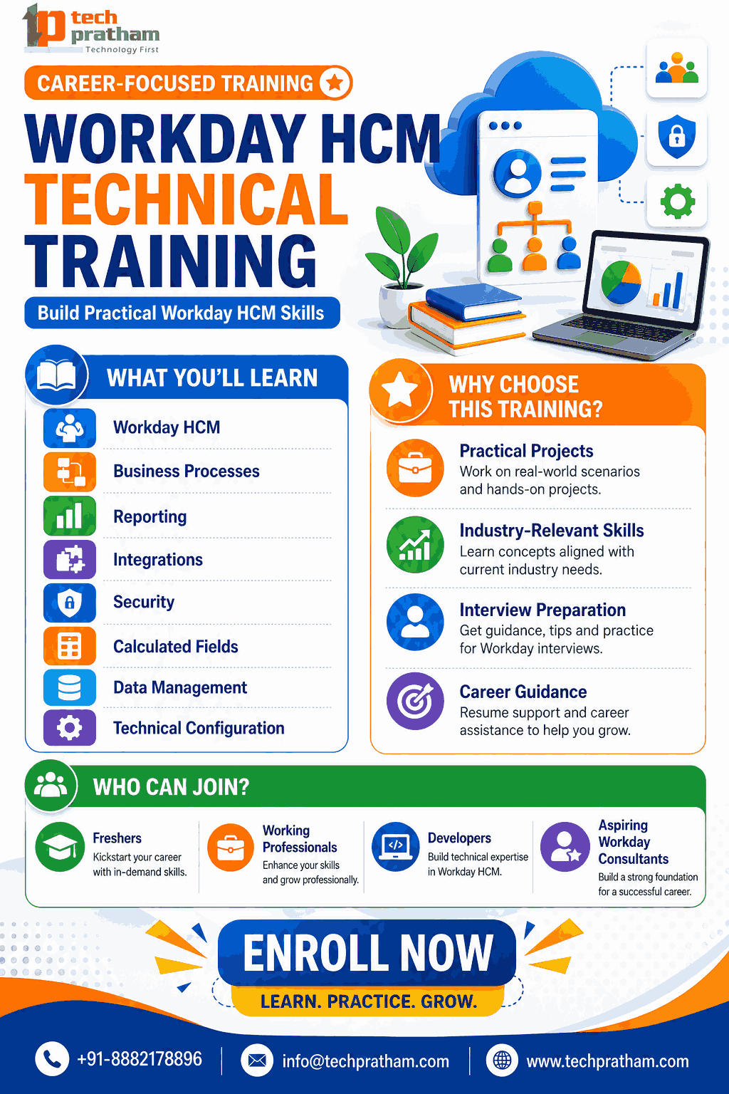  Workday HCM Technical Training | Online Course with Practical Projects