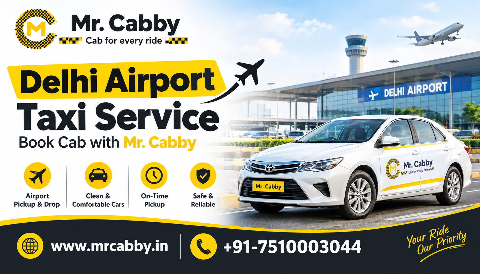  Delhi Airport Cab Service - Book Airport Taxi with Mr. Cabby