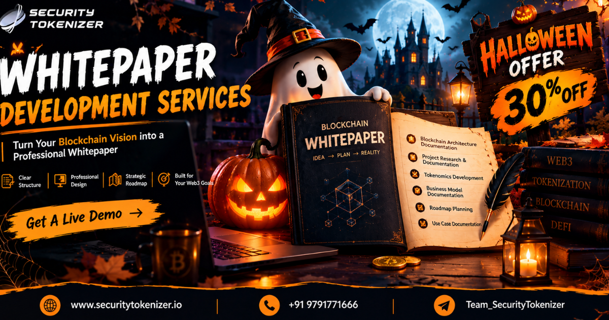  Transform Blockchain Concepts into Powerful Whitepapers With Special Halloween 30% OFF