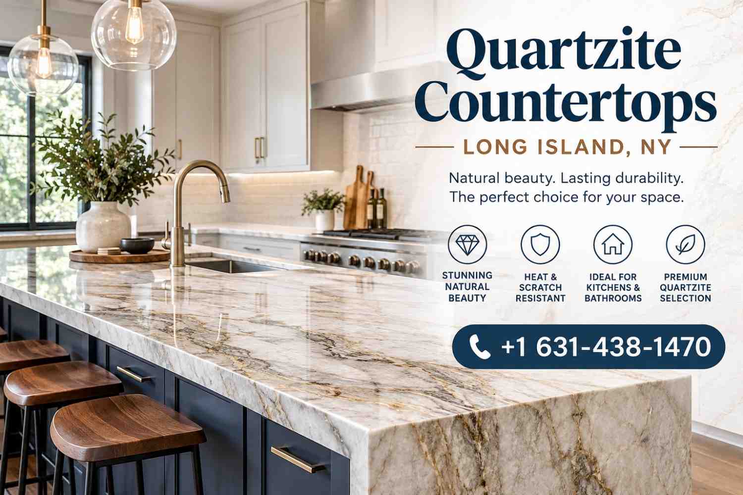  Premium Quartzite Countertops in Long Island, NY