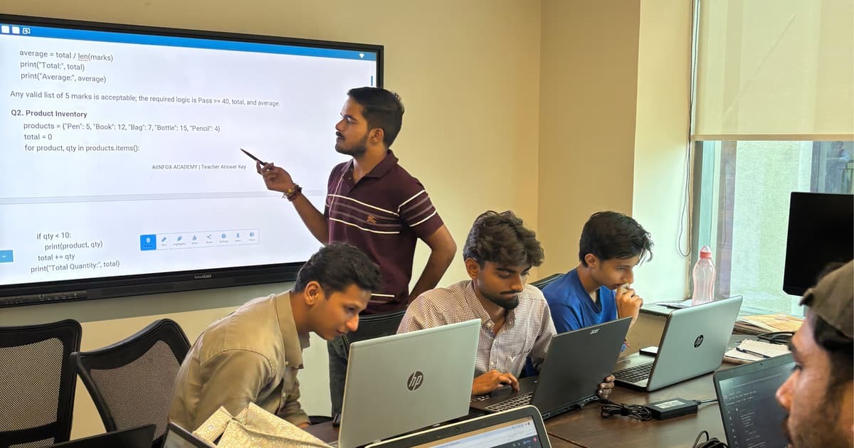  Aiinfox Academy – Best AI, Machine Learning & Python Training Institute in Mohali