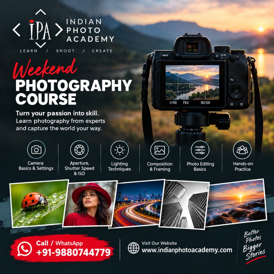  IndianPhotoAcademy weekend photography courses in Bangalore