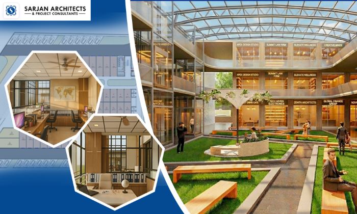  Gujarat Commercial Building Interior Design | Sarjan
