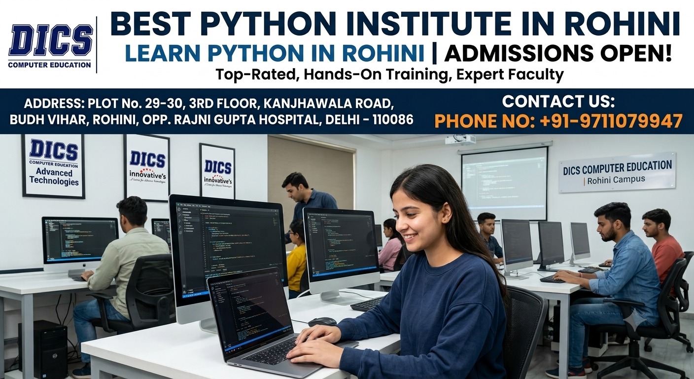  Best Python Training Institute in Rohini for Practical Coding Skills