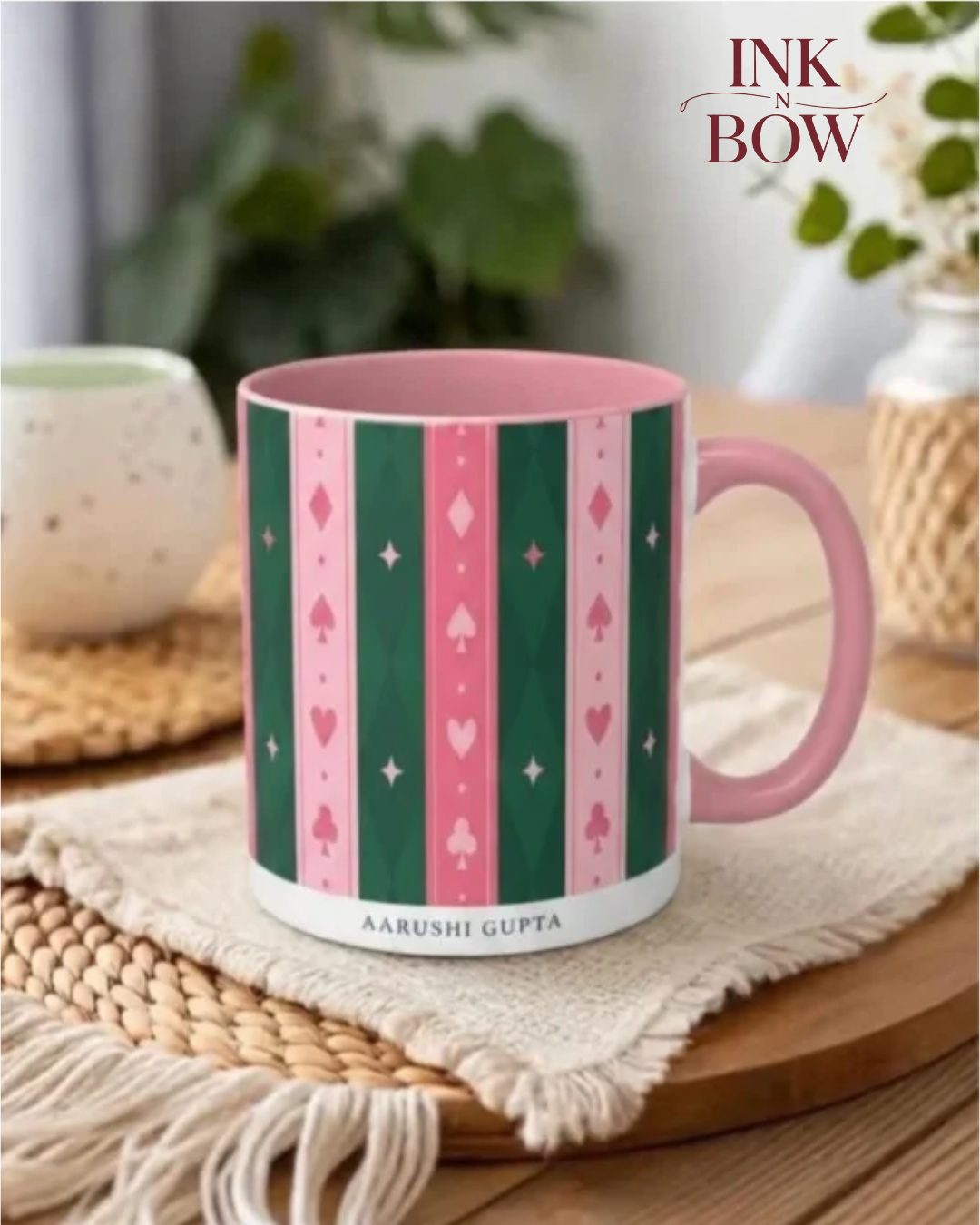  Buy Customised Pink Sublimation Mug Suits Online - Ink N Bow