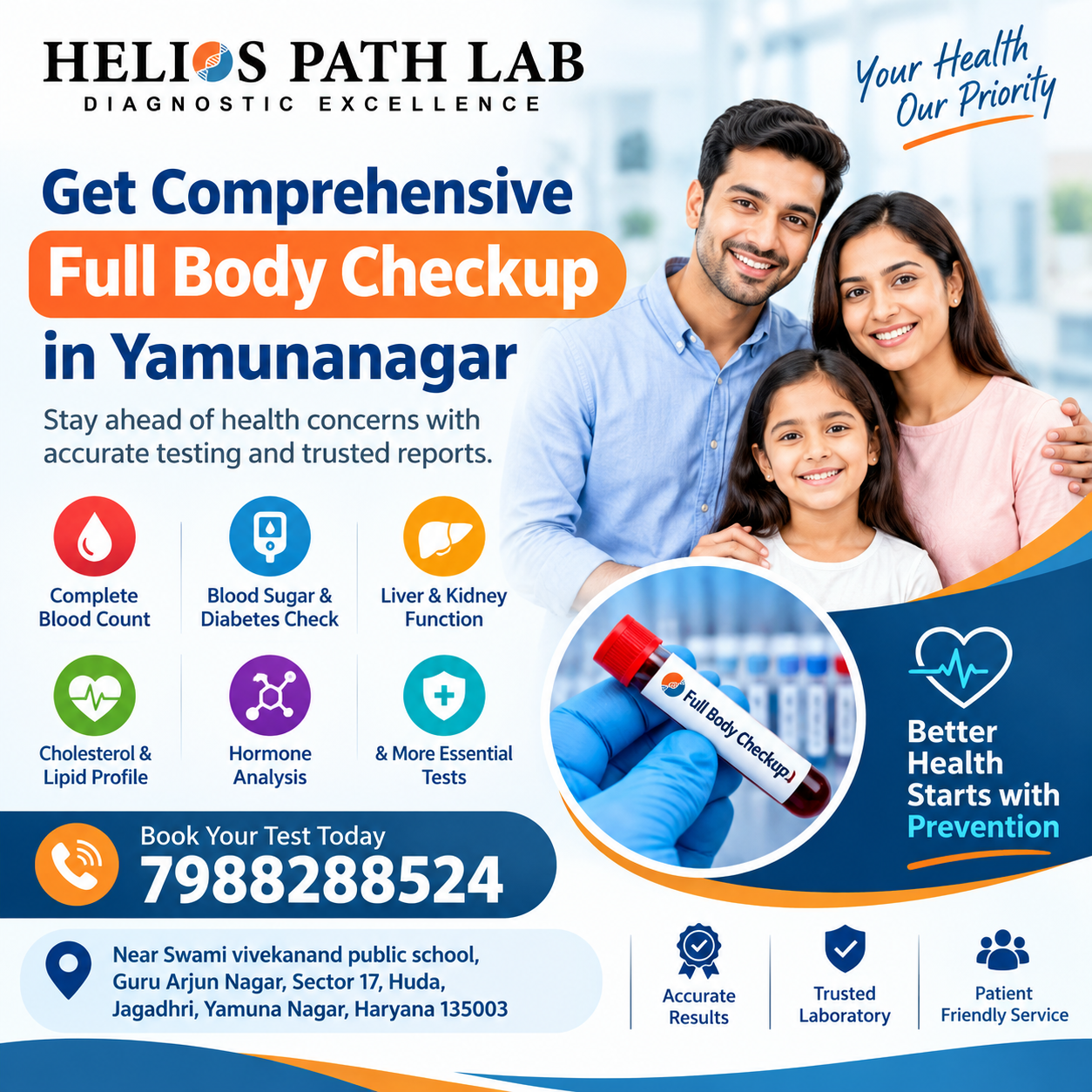  Affordable Full Body Checkup Yamunanagar for Routine Wellness