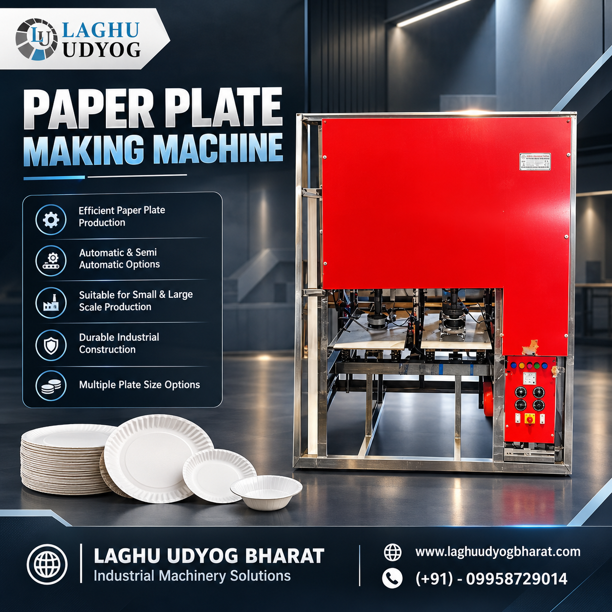  Paper Plate Making Machine Manufacturer, Supplier & Dealer for Modern Production Requirements