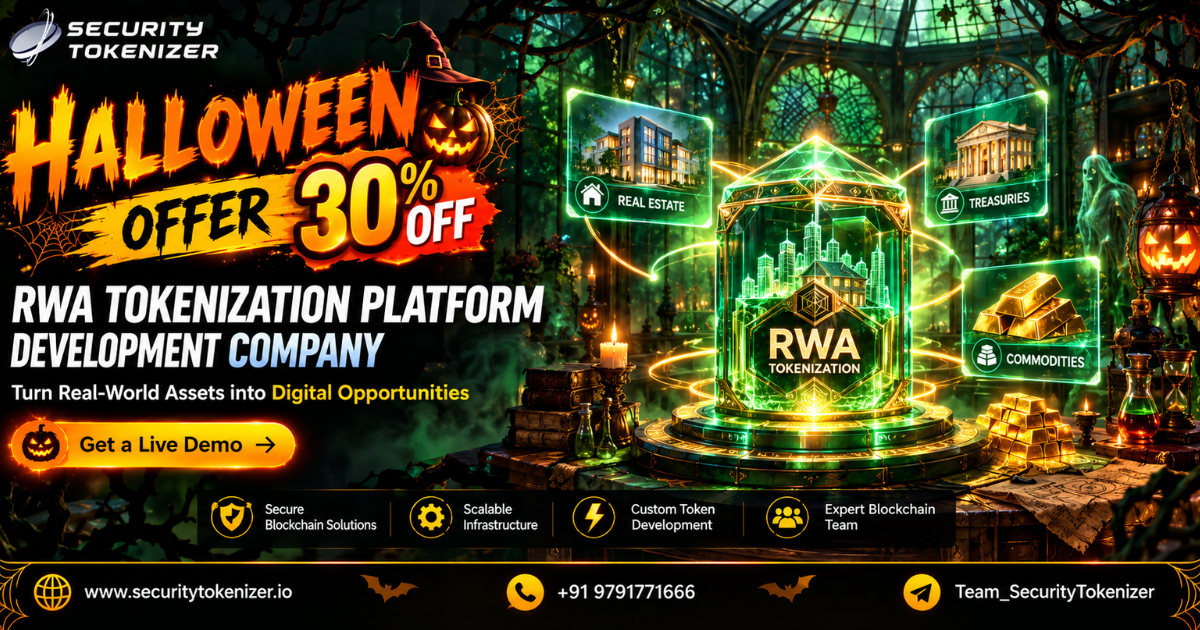  Launch Scalable Real-World Asset Platforms with 30% OFF This Halloween
