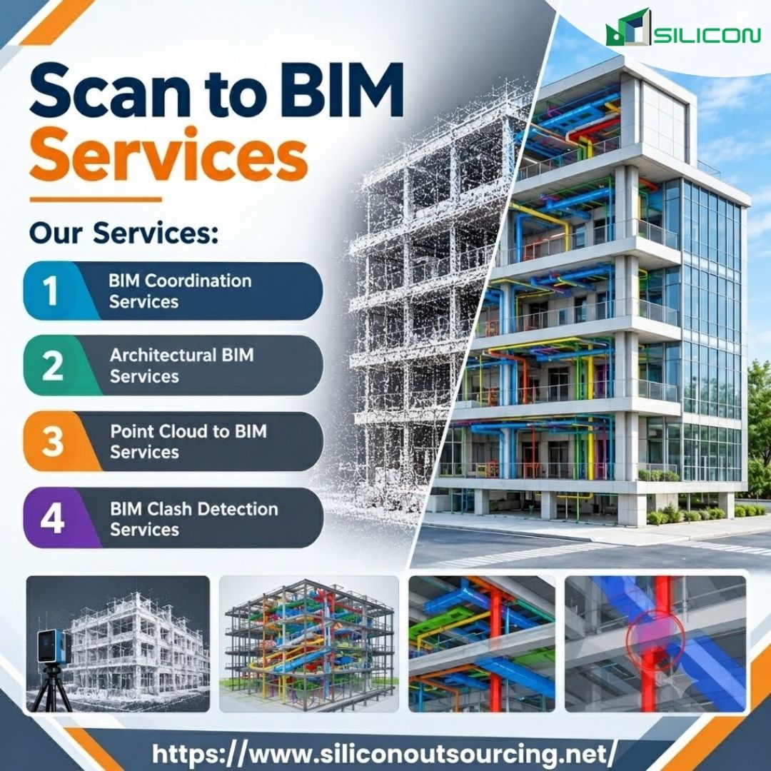  Scan to BIM Services for Detailed 3D Models and CAD Drawings
