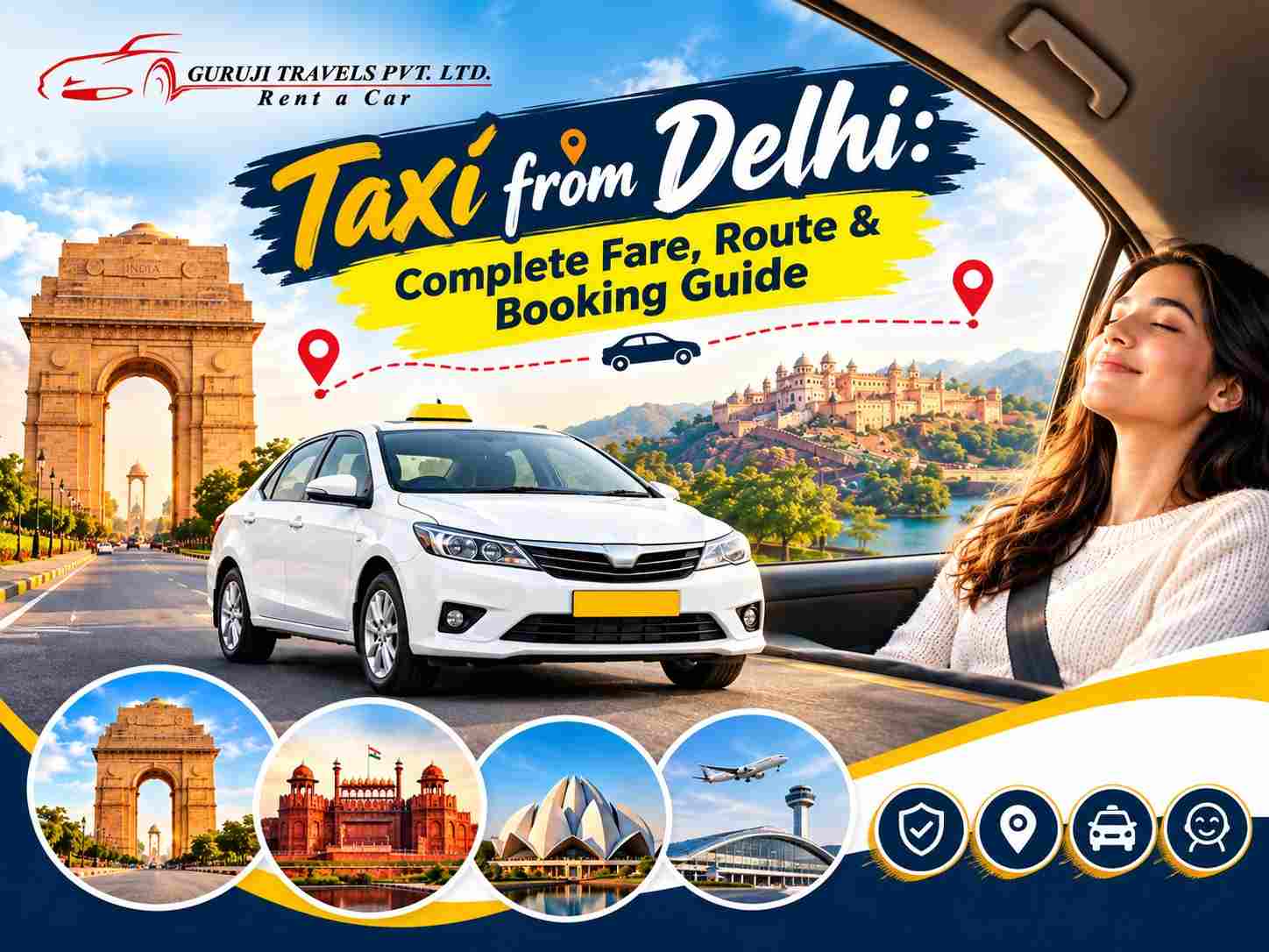  Outstation Taxi Booking with Gurujitravel