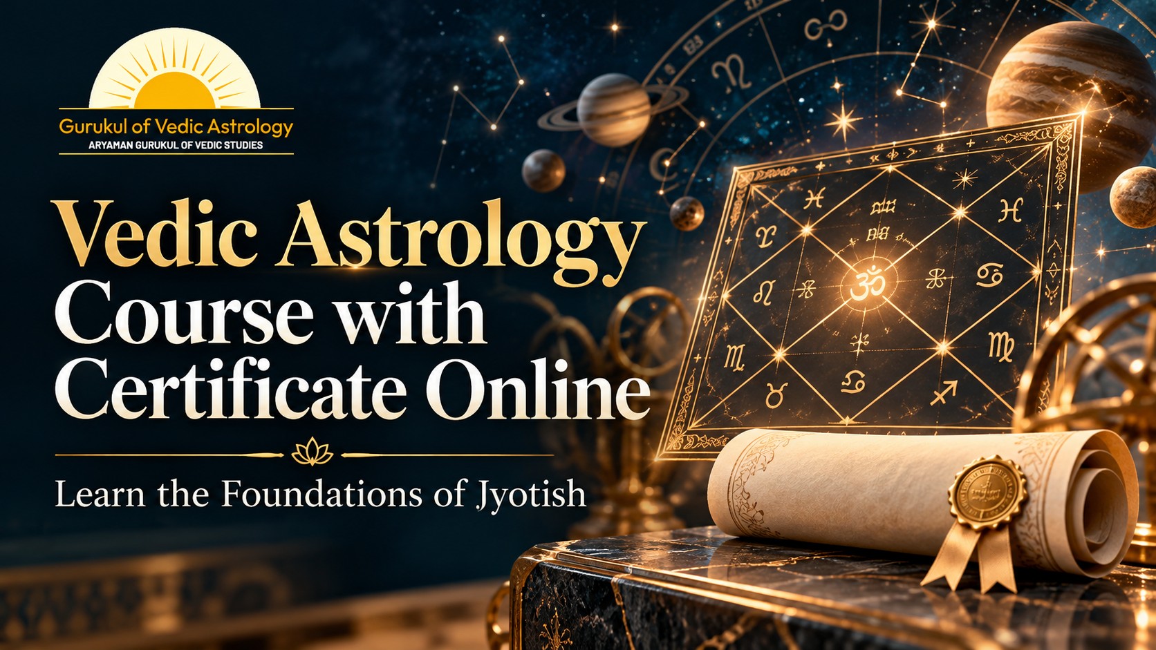  Learn the Fundamentals of Jyotish with Certificate-Based Learning