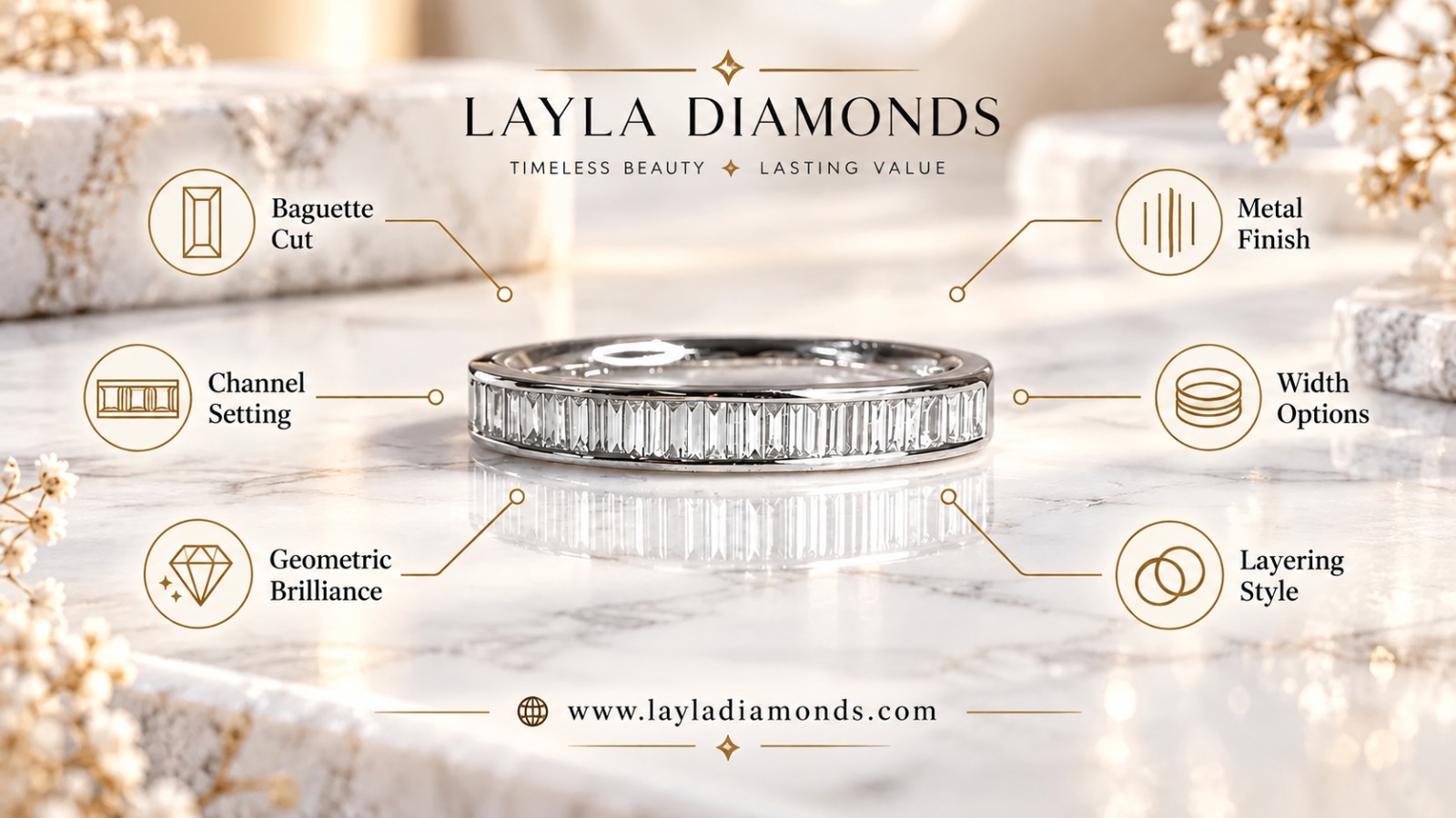  Premium Baguette Diamond Wedding Bands for Modern Elegance