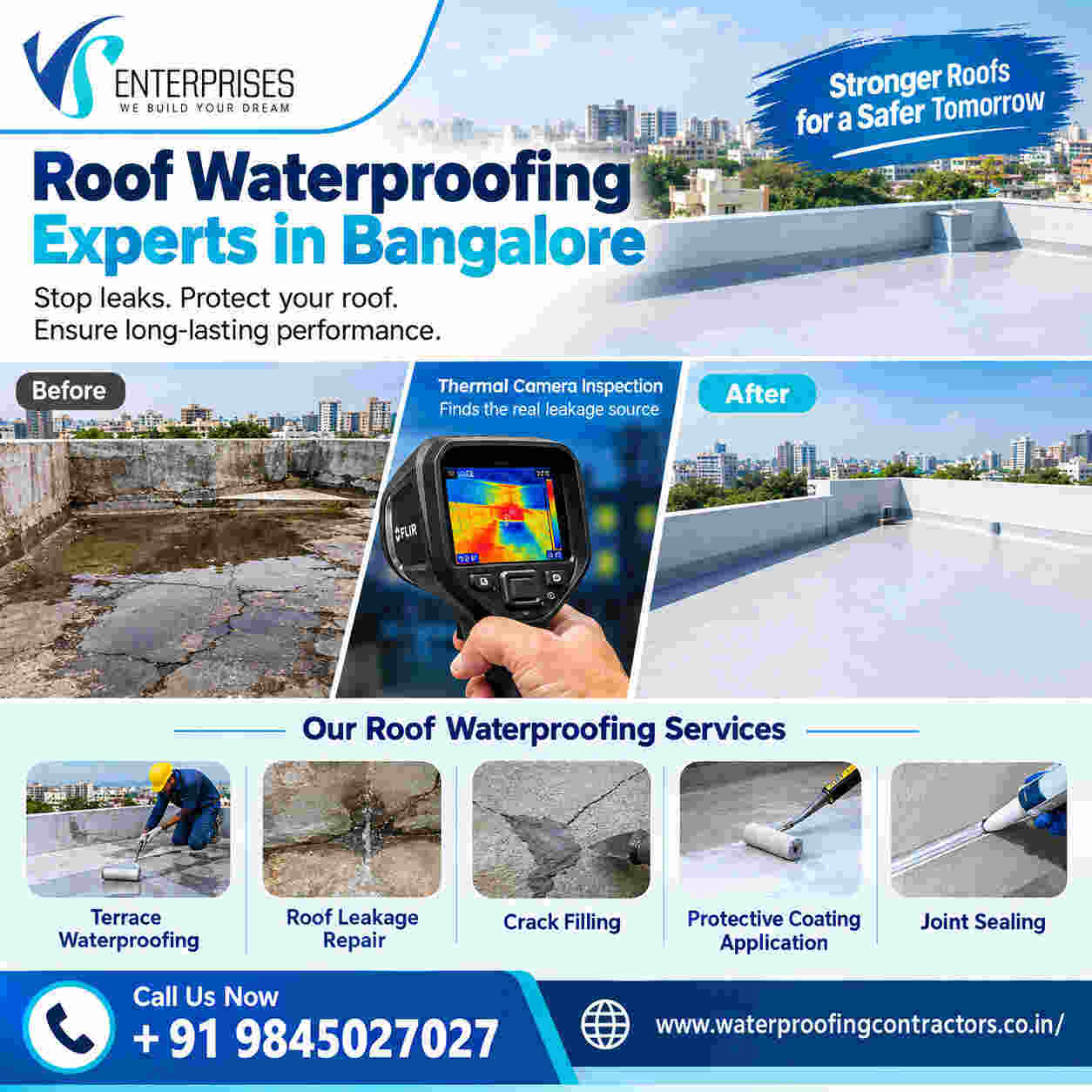 Roof waterproofing experts in Bangalore