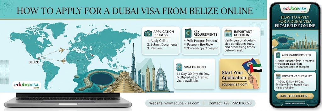  How to Apply for a Dubai Visa from Belize Online