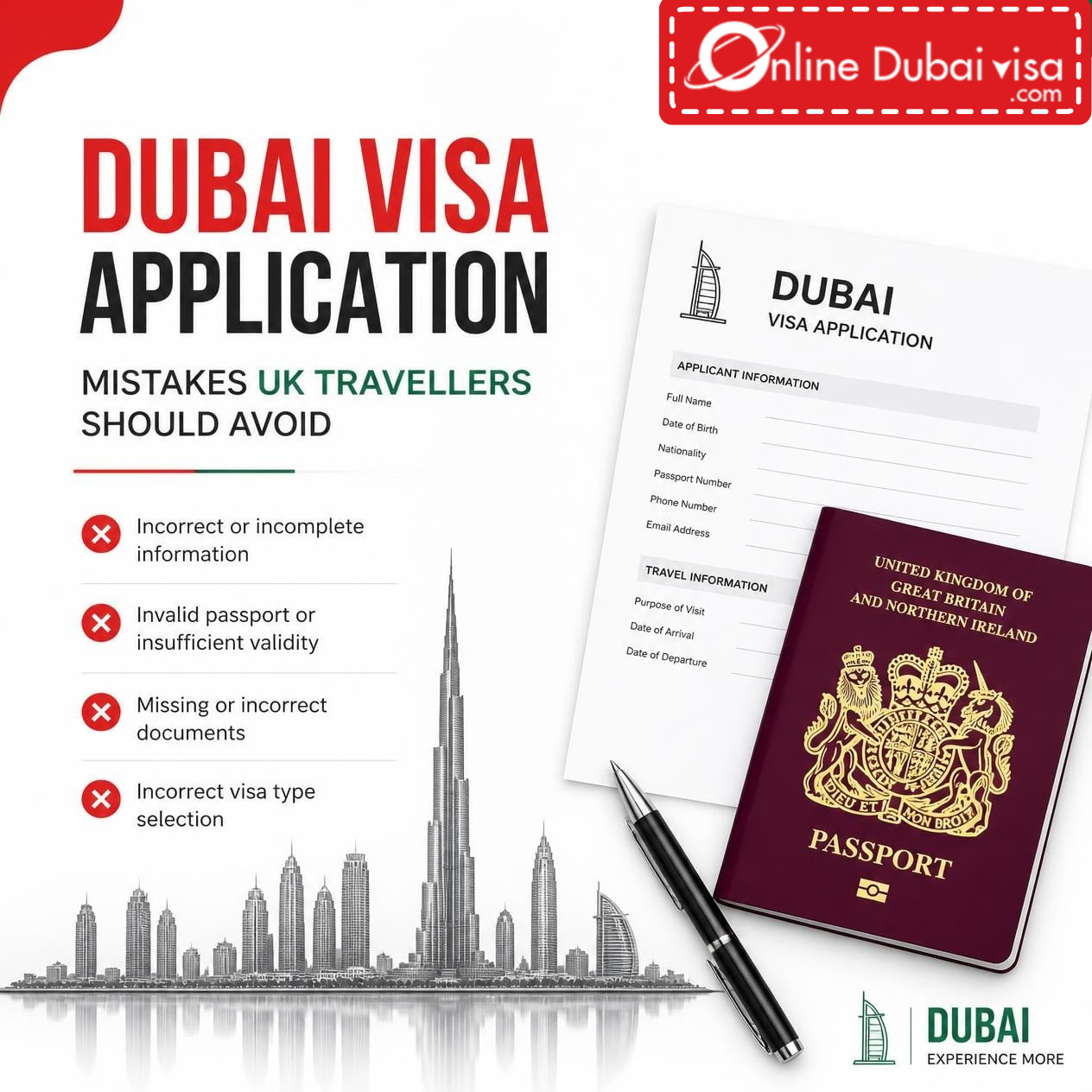  Dubai Visa Application Mistakes UK Travellers Should Avoid
