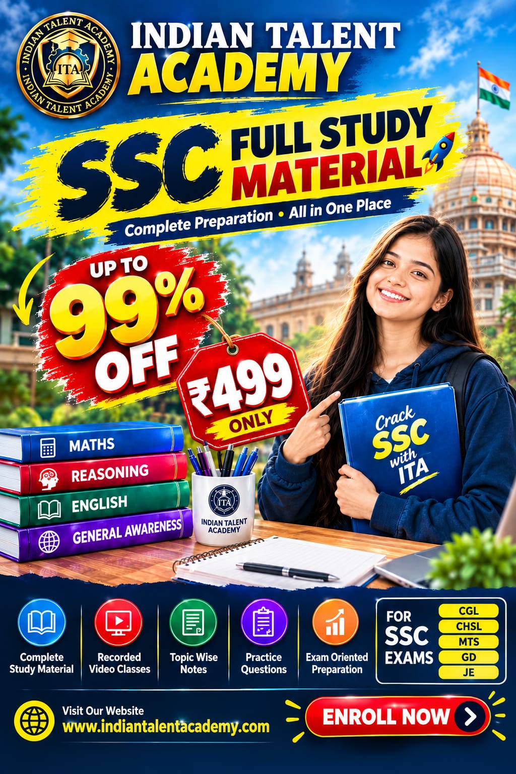  Indian Talent Academy | Best Online Test Series for Competitive Exams – Enroll Now & Start Your Exam Preparation Today!