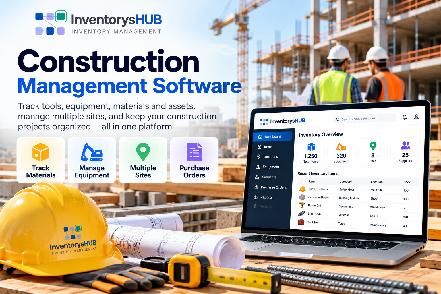  Construction Management Software | InventorysHub
