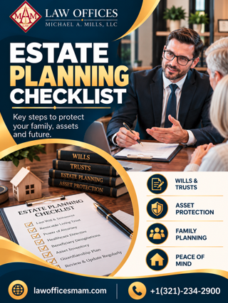  Estate Planning Checklist in Orlando - Law Offices MAM