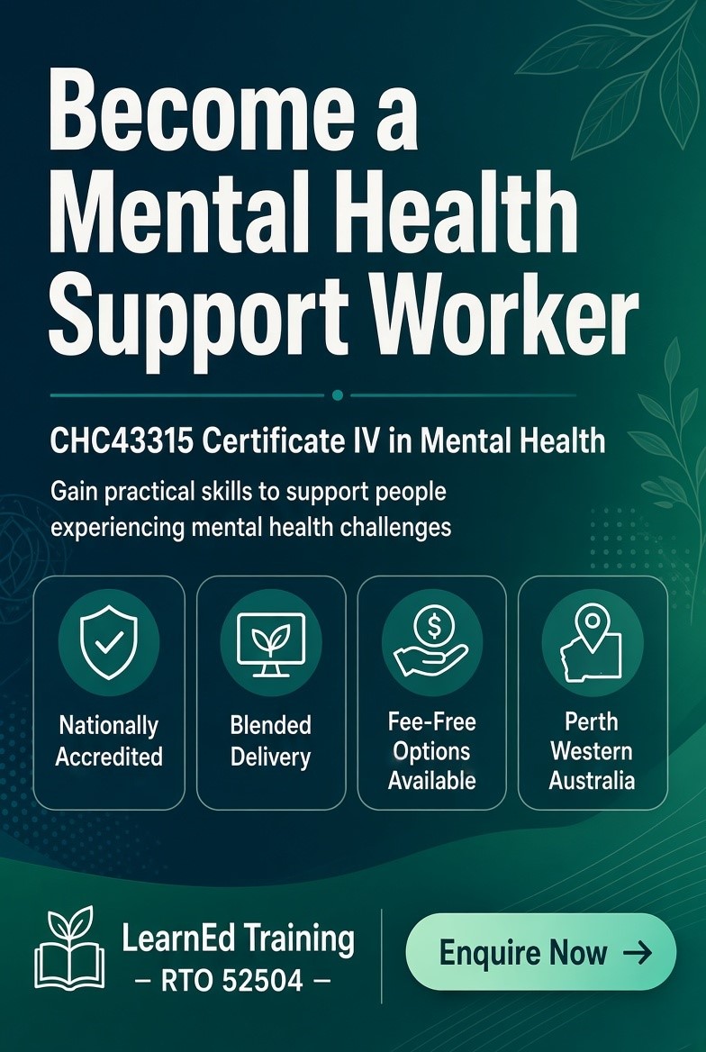  Become a Mental Health Support Worker – CHC43315 Certificate IV