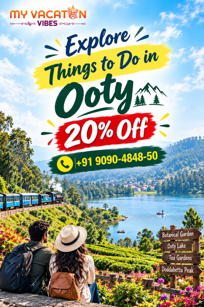  Explore Things to Do in Ooty with 20% Off +91 9090-4848-50