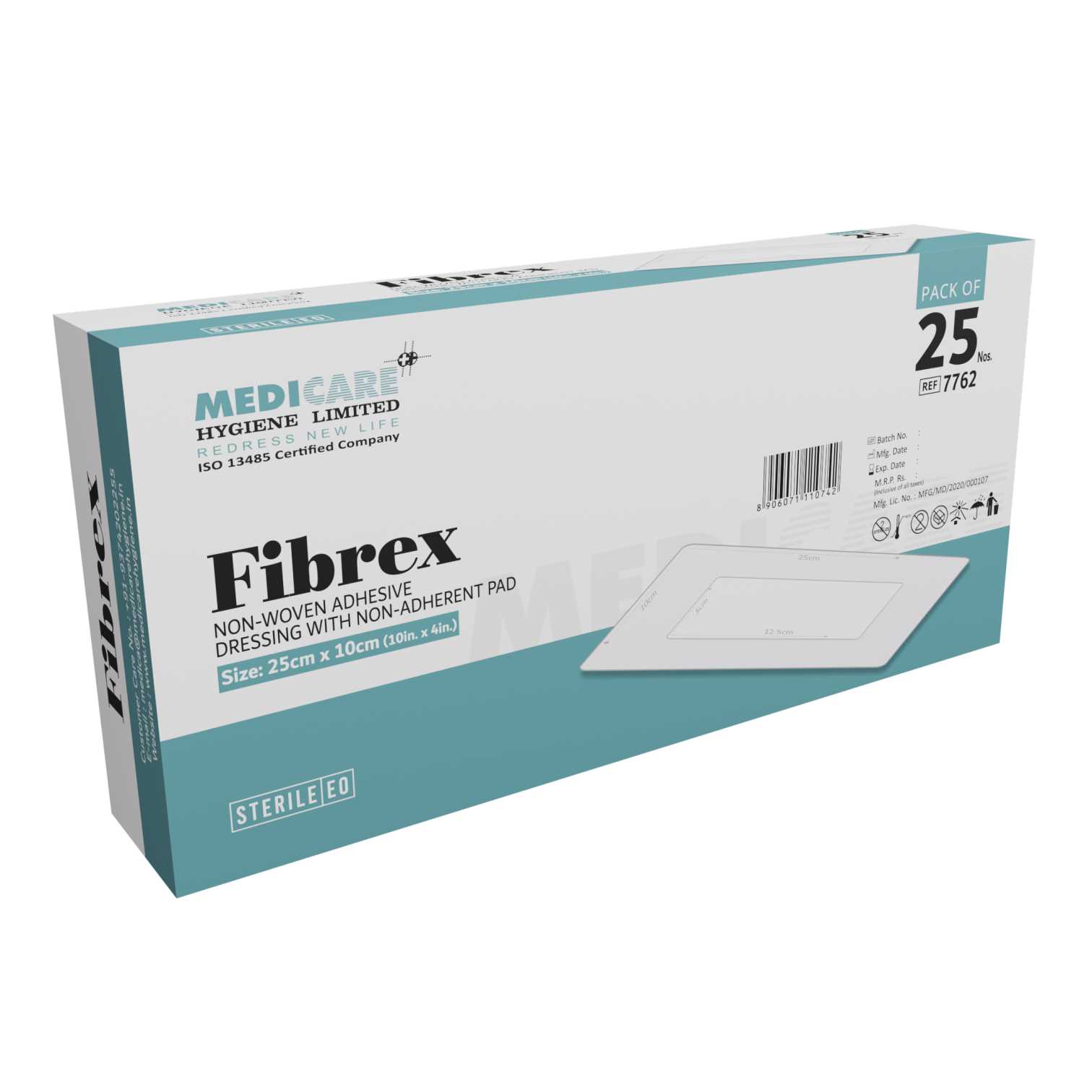  Non-Woven Dressing with Non-Adherent Pad for Export – Medicare Hygiene Limited